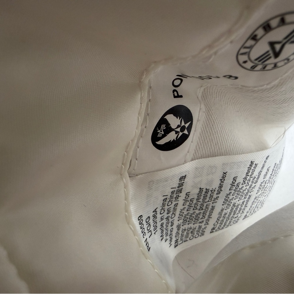 Opening Ceremony x Alpha Industries white MA1 Flight Bomber Jacket - Picture 7 of 7
